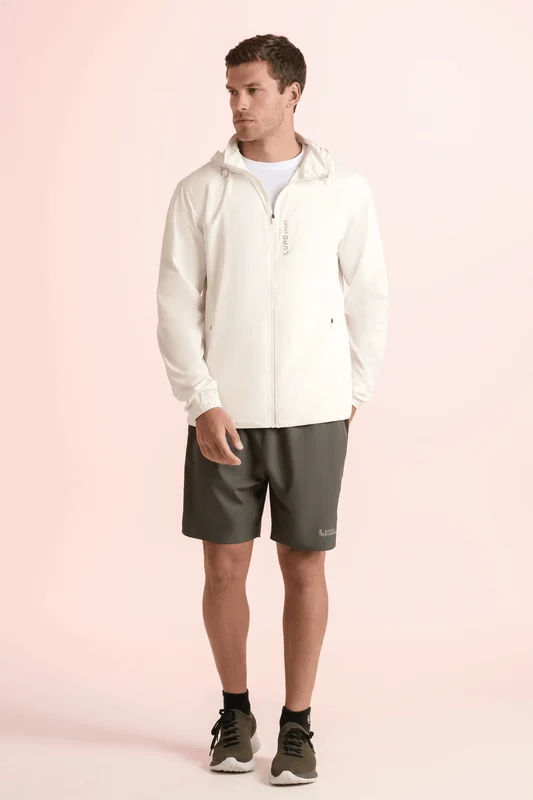 Jaqueta Windbreak Masculina Off White / M