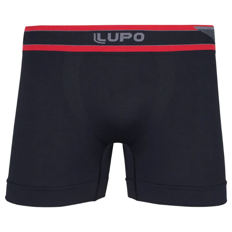 Cueca Lupo Boxer Microfibra Sem Costura 766-006 Preto M