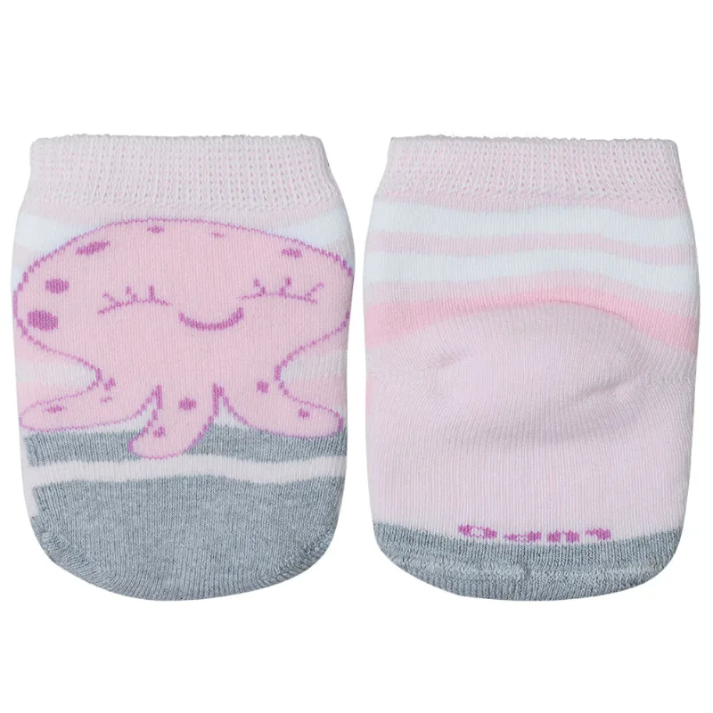 Meia Lupo Baby 10010-011 com 2 Unidades 0860-Rosa 0-4M
