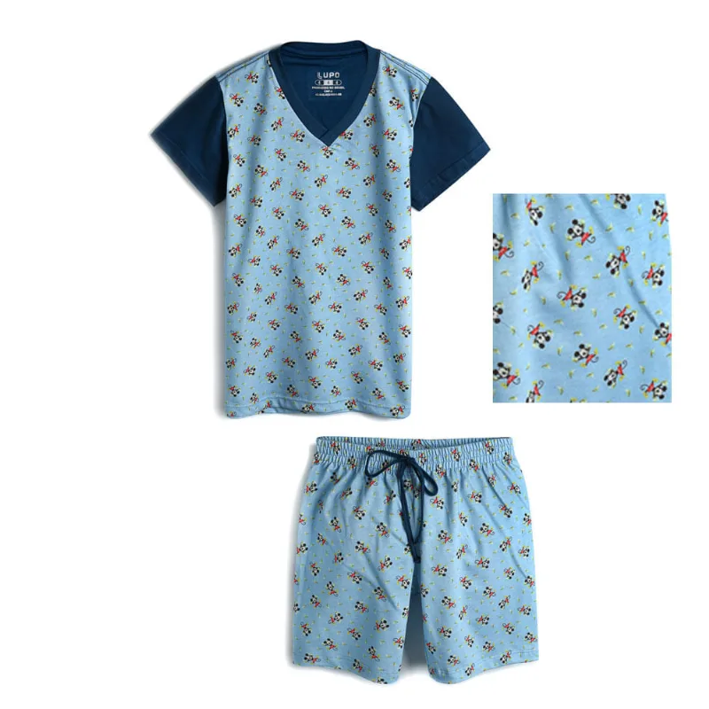 Pijama Infantil Lupo Mickey 23182-001 Azul 12