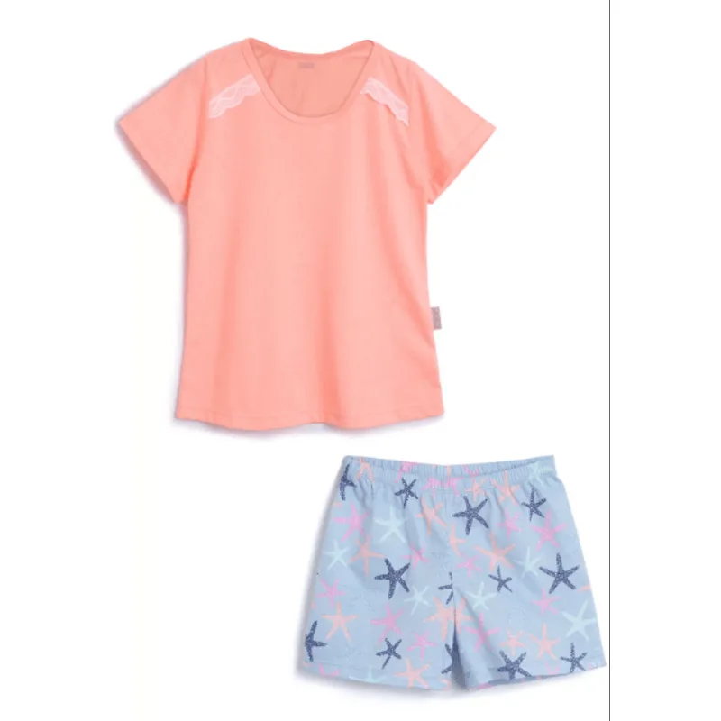 Pijama Lupo Infantil 22295-001 Laranja 6