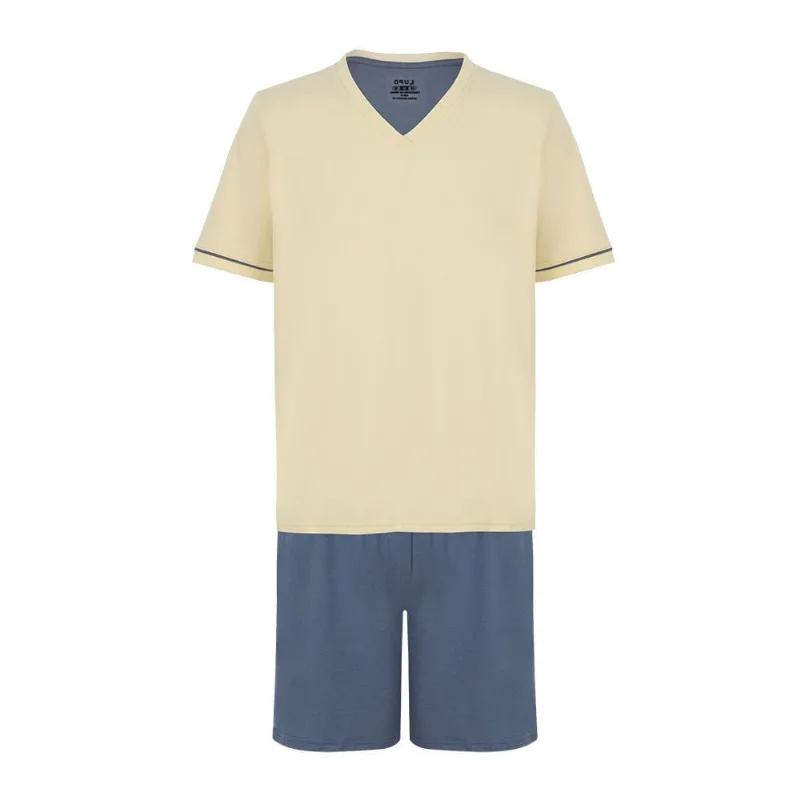 Pijama Lupo Infantil 20000-002 Gola V Curto Palha 4