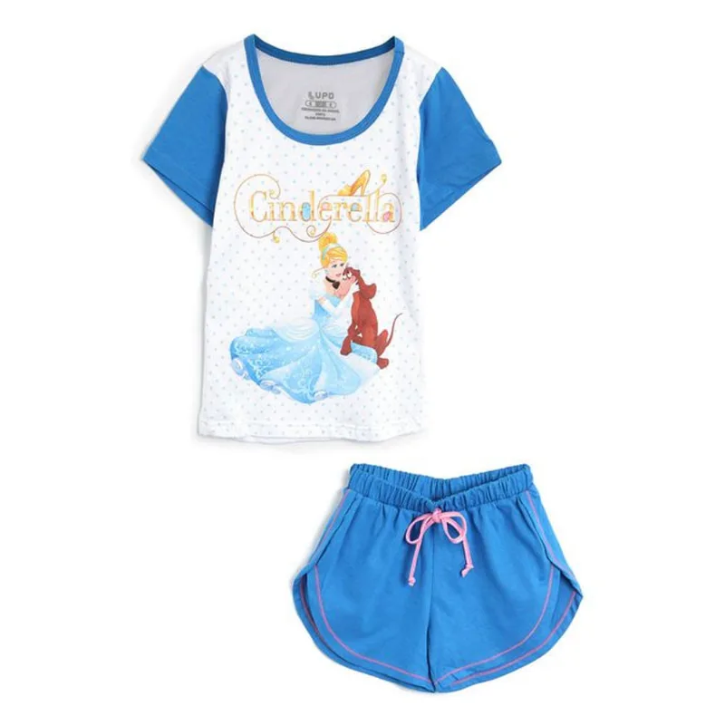 Pijama Infantil Lupo Princesas 21313-001 Azul 6