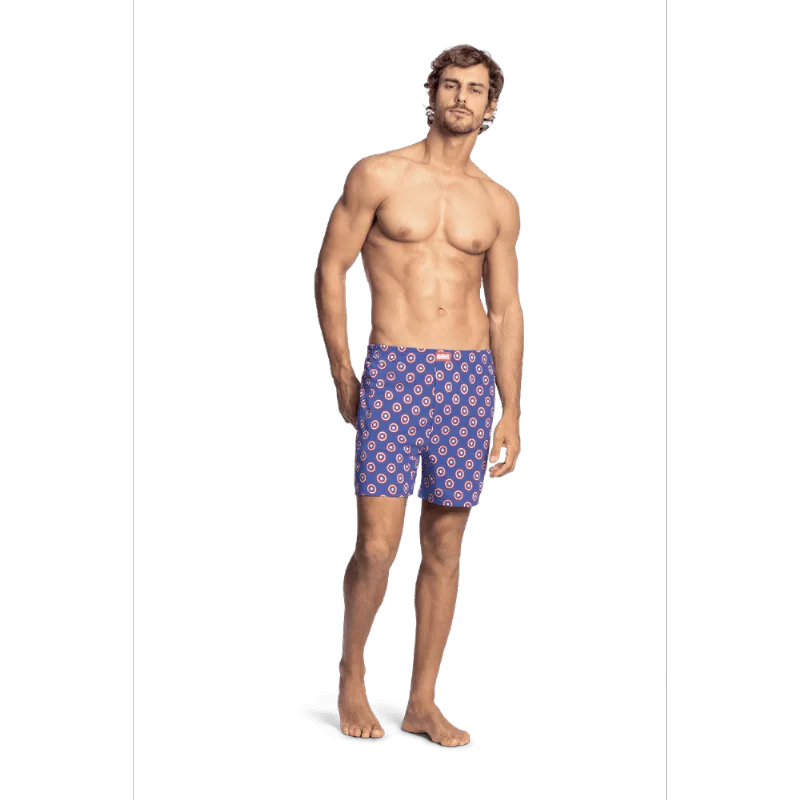 Cueca Samba Canção Lupo 16963-003 Marvel Marine P