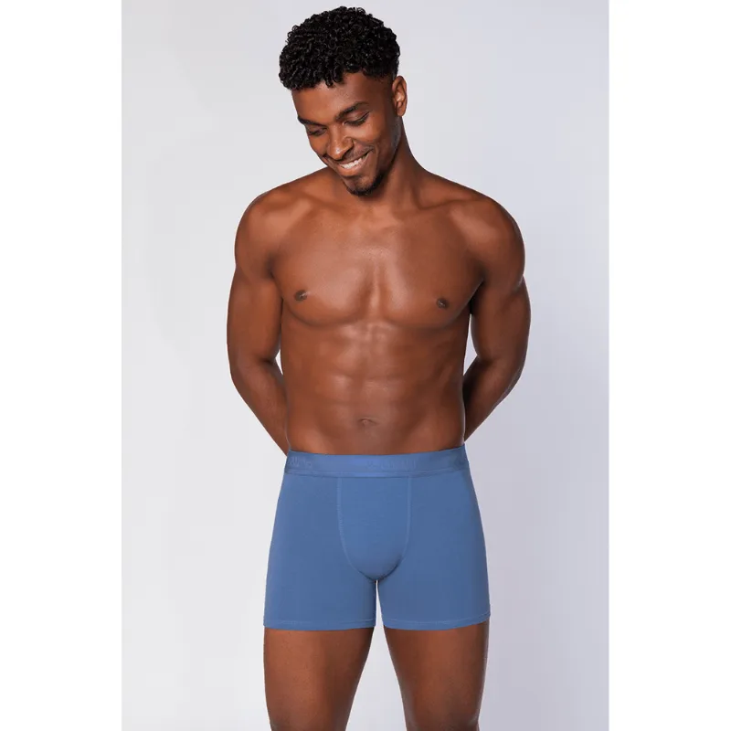 Cueca Boxer Algodão Masculina Lupo Tamanho: M | Cor: Azul
