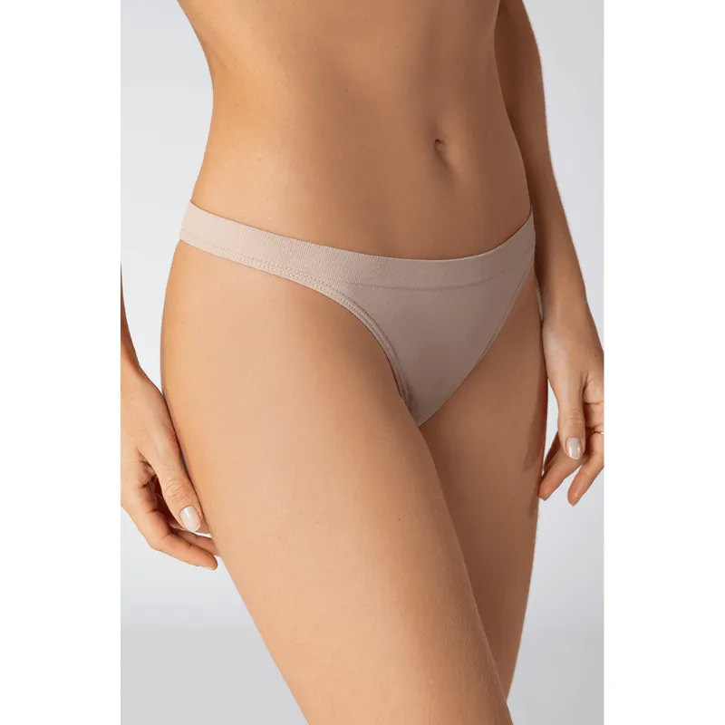 Calcinha Fio Sem Costura Feminina Lupo Tamanho: GG | Cor: Natural Peach