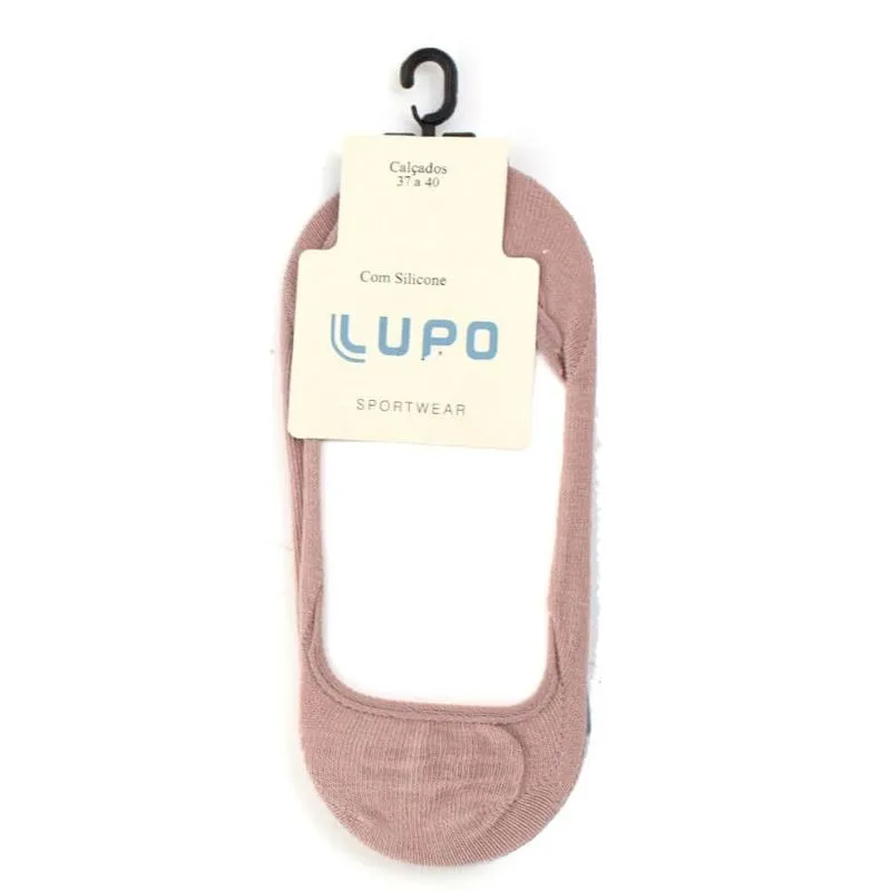 Meia Sapatilha Feminina Lupo Rosa 3287-001/6006 M