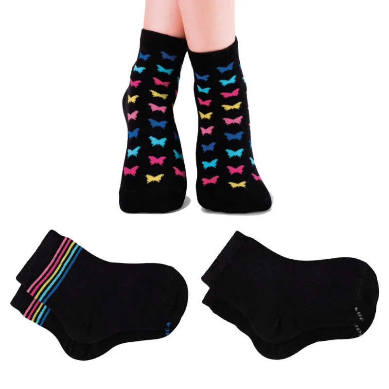 Meia Lupo Cano Curto Infantil 2680-089 Kit C/3 Preto
