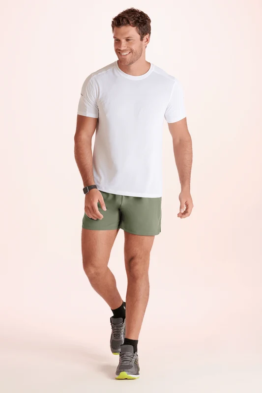 Shorts Lsport Curto Running Cacto / G