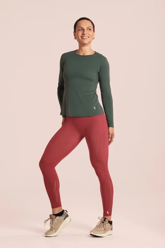T-shirt Repelente Uv Feminina Verde - 4831 / XG