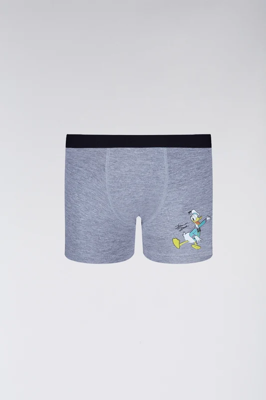 Cueca Disney KM Boxer Mickey and Friends Cinza Mescla / M (06 a 08 anos)