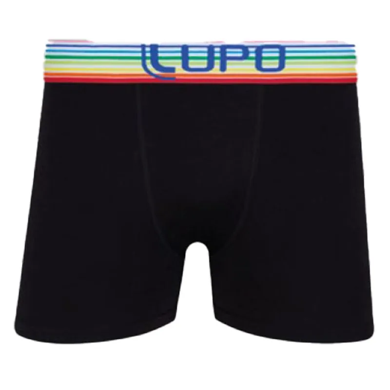 Cueca Boxer com Elastano Colorido Lupo