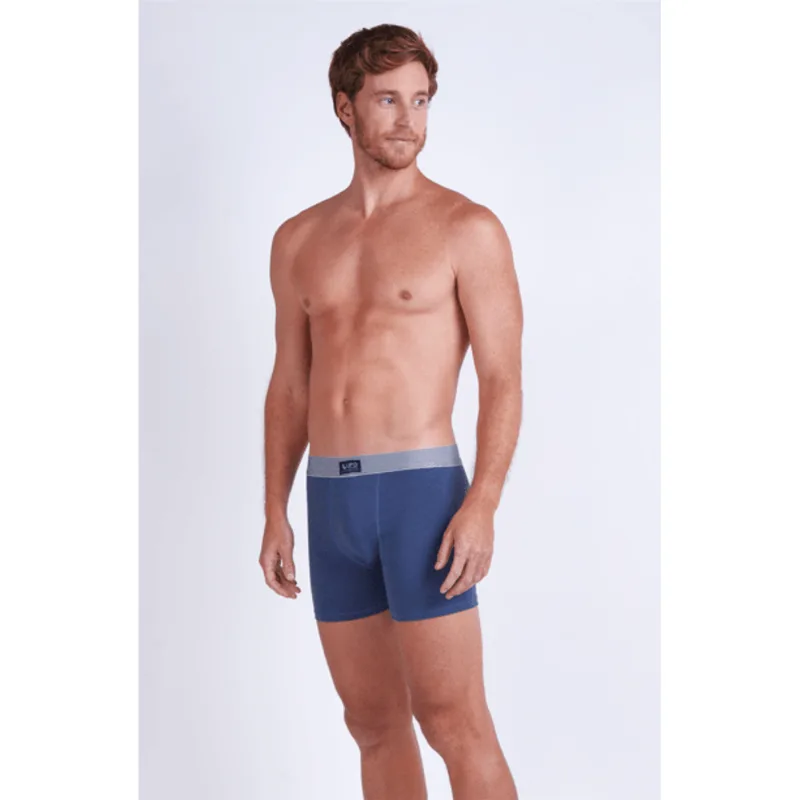 Cueca Lupo Boxer Algodão com Elastano 765-003 Azul Jeans G