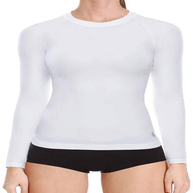 CAMISETA FEMININA TERMICA ANTIVIRAL LUPO 71012-002 BRANCO - GG