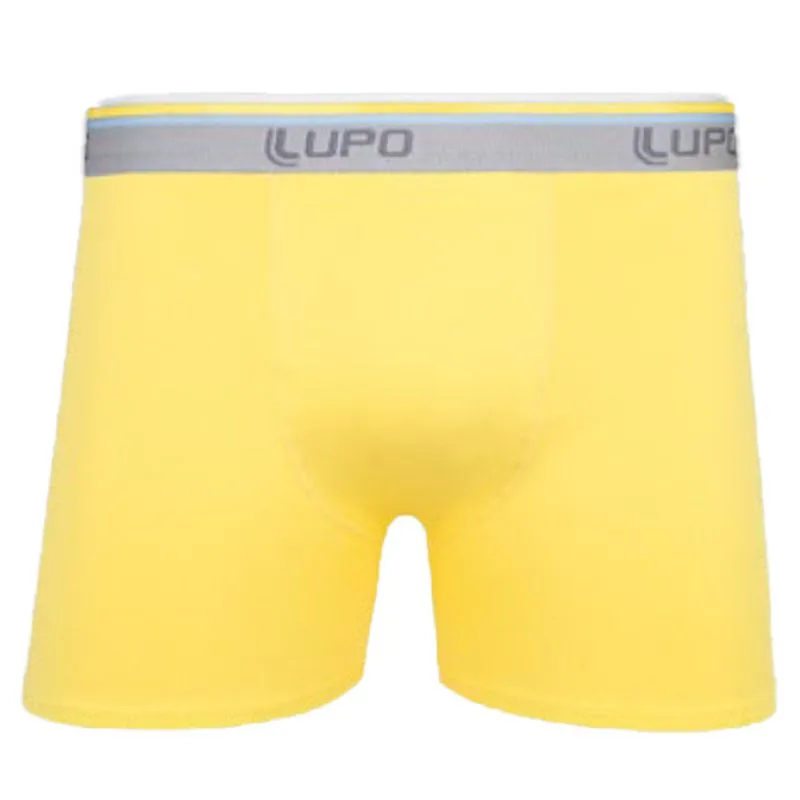 Cueca Boxer Lisa Colorida em Algodão Lupo