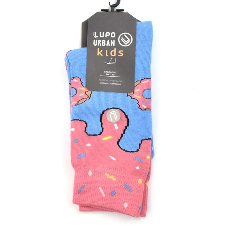 Meia Infantil Lupo Urban Donuts. Rosa 16865-005/2720 G