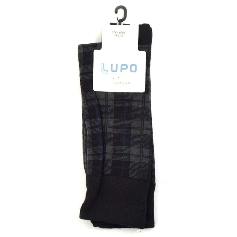 Meia Masculina 3/4 Lupo Sportwear Preto 1211-006/9990 G