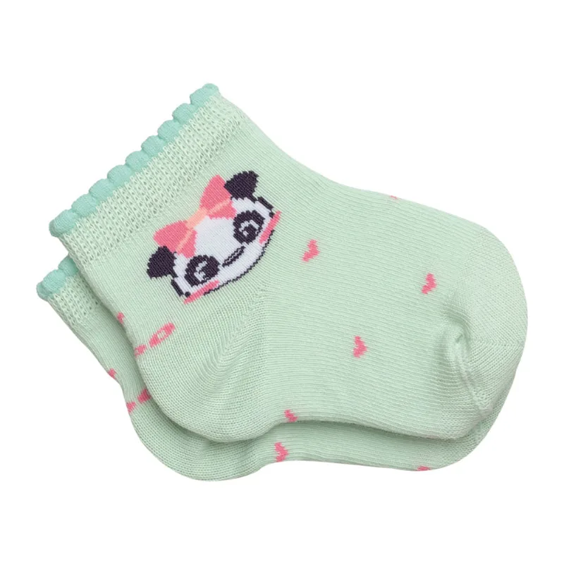 Meia Lupo 2000-338 Baby Menina 4010-Verde 0-4M