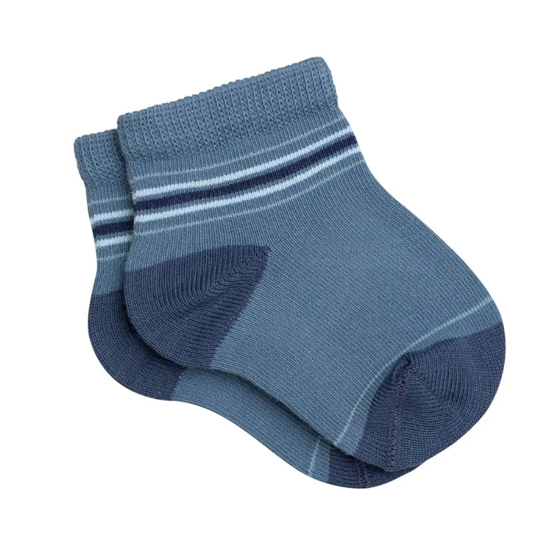 Meia Lupo 2000-347 Baby Menino 2370-Azul 0-4M