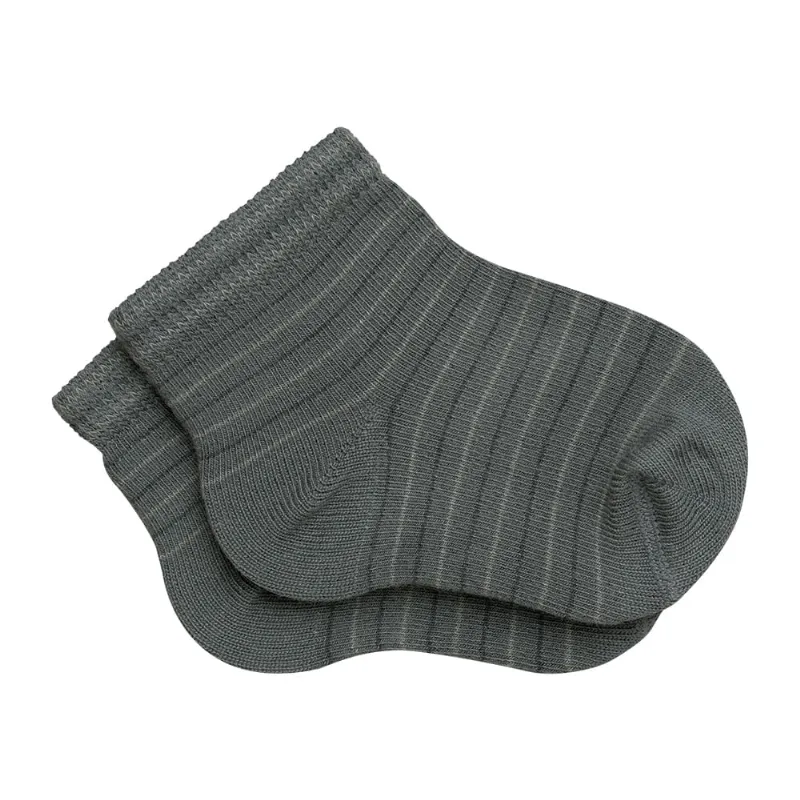 Meia Lupo 2000-348 Baby Menino 8710-Cinza 0-4M