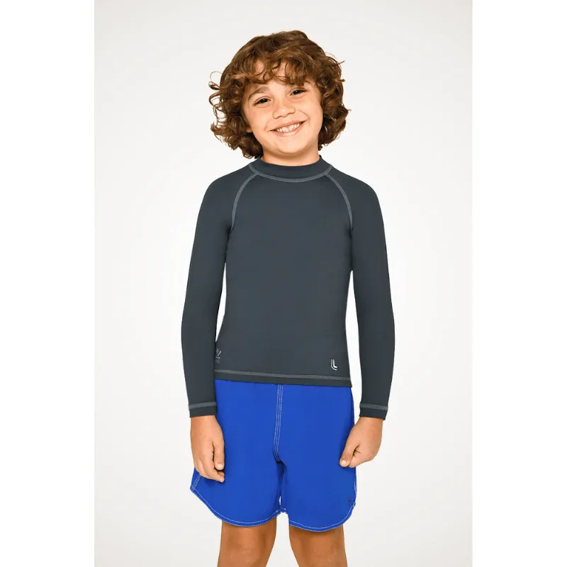 T-Shirt Kids UV Protection Unissex Tamanho: 6 | Cor: Preta