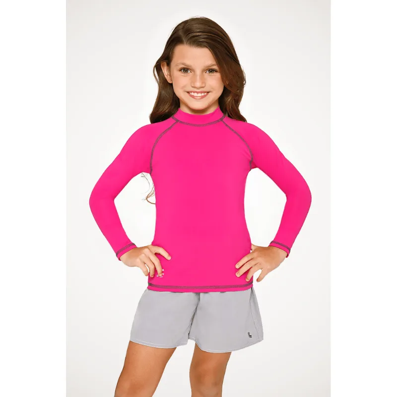 T-Shirt Kids UV Protection Unissex Tamanho: 14 | Cor: Rosa