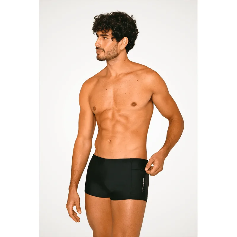 Sunga Boxer Beachwear com Bolso Masculina Lupo Tamanho: M | Cor: Preto - Lupo
