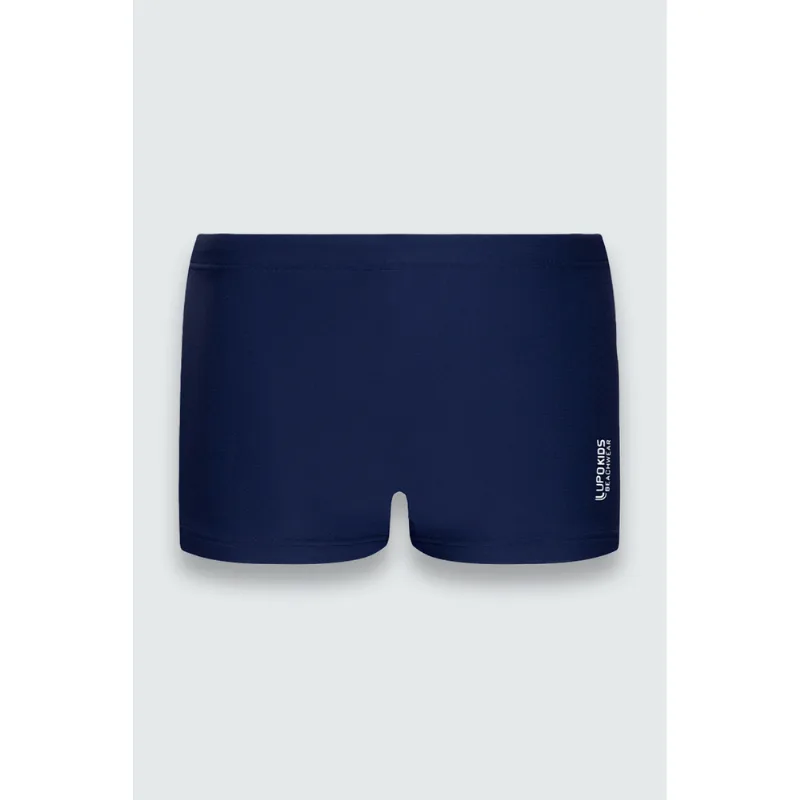 Sunga Boxer Lisa Infantil Masculina Lupo Tamanho: 8 | Cor: Marinho
