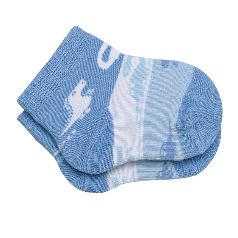 Meia Lupo 2000-350 Baby Menino 2140-Azul 0-4M