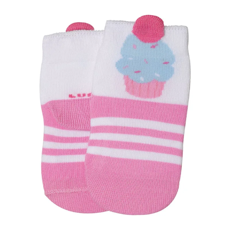 Meia Lupo 2038-024 Baby Menina Branco