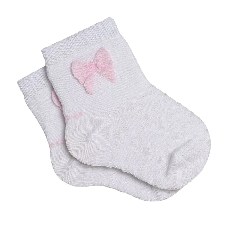 Meia Lupo 2000-334 Baby Menina Branco