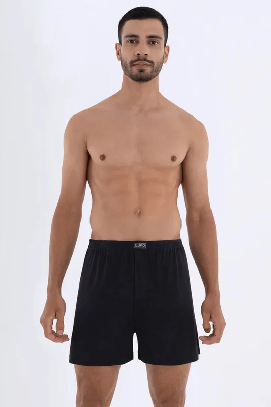Samba-canção Poliamida Masculina Lupo Preta / P