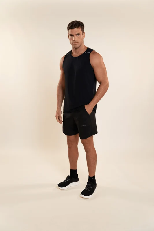Shorts Training C/ Elastano Preta - 9990 / P