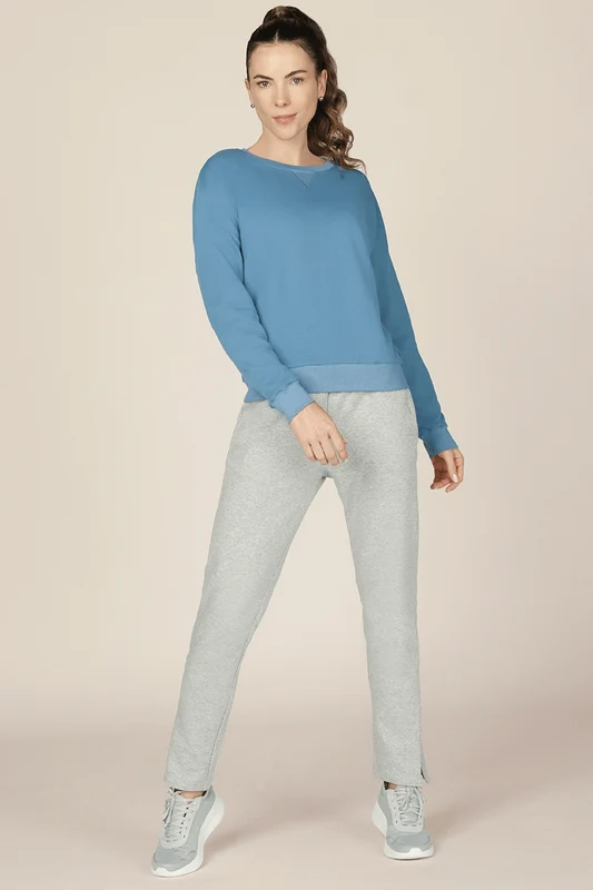 Blusão Moletom Basic Azul - 0770 / G