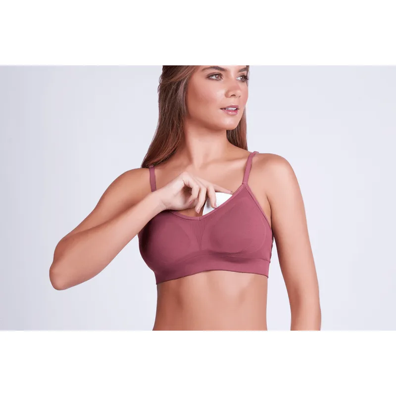 Sutiã Loba Essencial Bojo Removível sem Costura 41116-001 Rosa Nostalgia GG