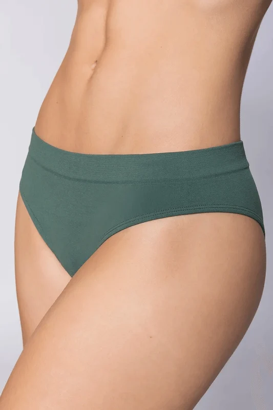 Calcinha Biquini Sem Costura Feminina Lupo 4841 - OLIVA / GG (48 a 50)