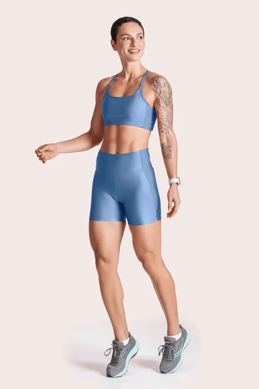 Shorts Feminino Lsport Bright Azul - 0770 / M