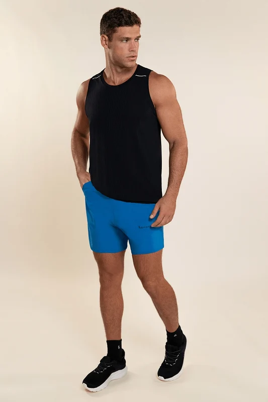 Shorts Training C/ Elastano Anil - 2783 / XG