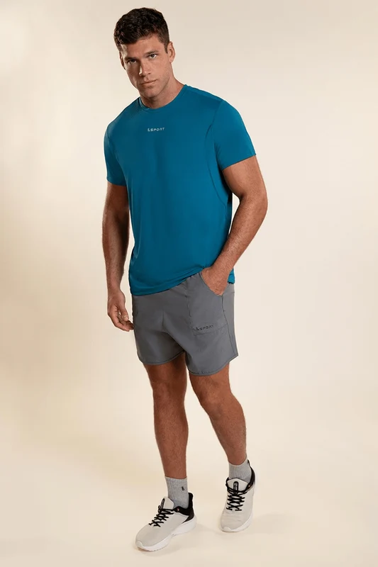 Shorts Training C/ Elastano Grafite - 8872 / XG