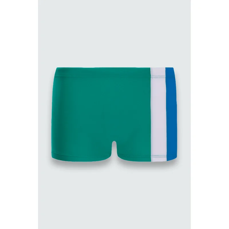 Boxer Beachwear Com Recorte Lupo Kids Tamanho: 12 | Cor: Oceano