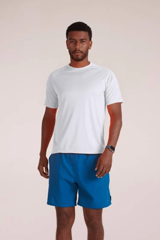 Camiseta Basic Masculina Raglan Branca / P