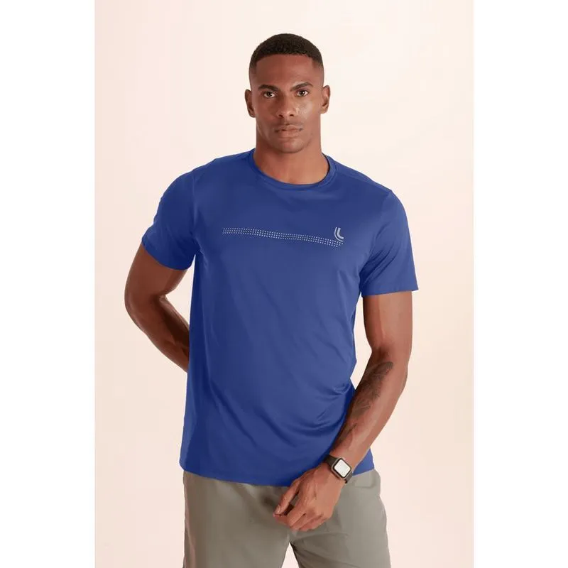 Camiseta Masculina Dry Lupo Fitness Basic 77053 M. / azul