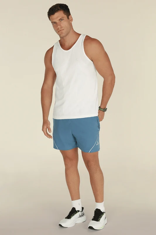 Shorts Lsport Running Azul / P