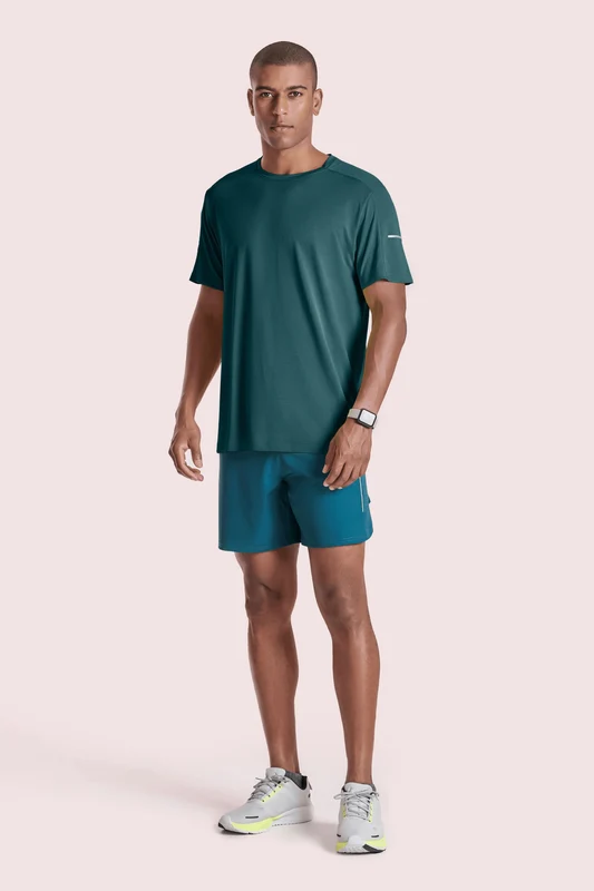 T-shirt Poliamida Basic Run Masculina Verde Oliva - 4530 / GG