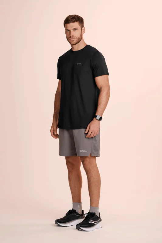T-shirt Lsport Airdry Masculina Preta / GG