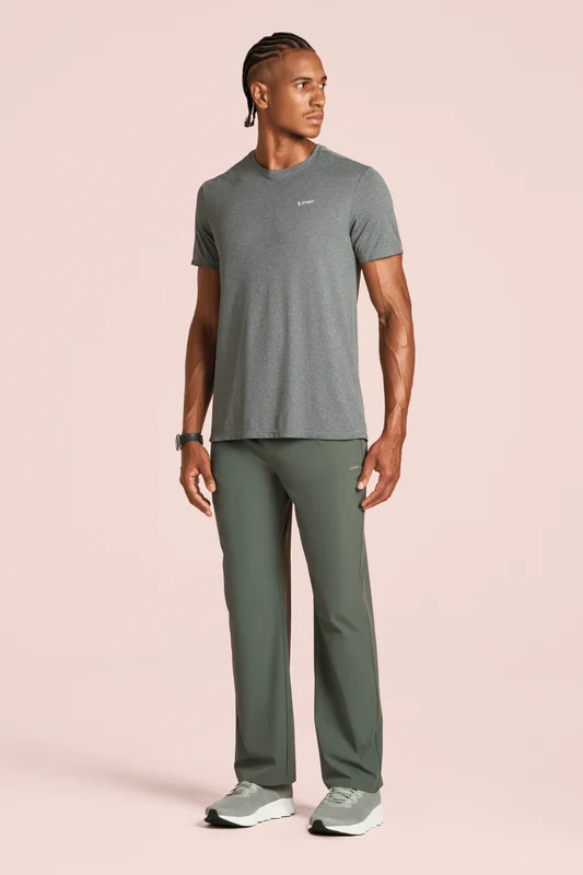 T-shirt Lsport Airdry Mescla Masculina Cinza Mescla / M