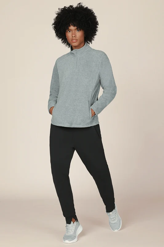 Blusao Lsport Af Fleece Basico Grafite Mescla / GG