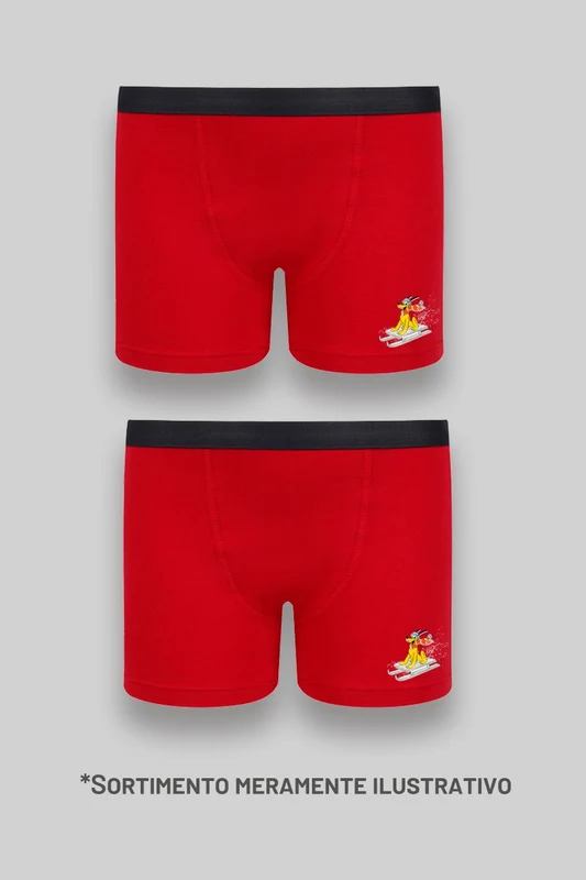 CUECAS BOXER MASCULINO KIDS DISNEY Sortida / M (06 a 08 anos)