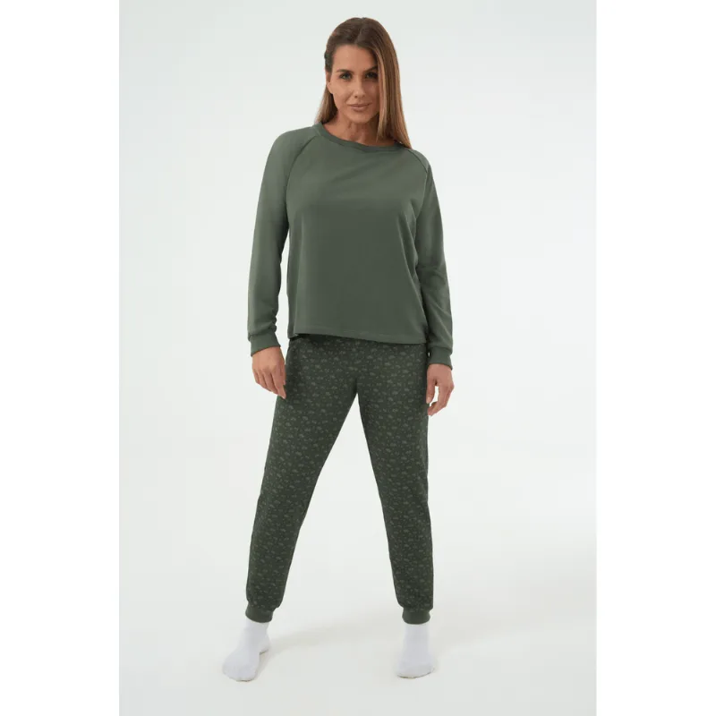 Pijama Lupo AF Moletom Estampado Tamanho: M (40 a 42) | Cor: Cacto