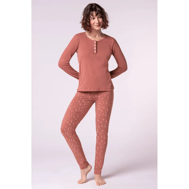 Pijama Lupo AF Legging Floral Tamanho: G (44 a 46) | Cor: Rosa